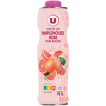 Image de U
Sirop de pamplemousse rose bidon de