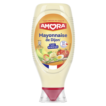 Image de Mayonnaise Opéra sans conservateur AMORA, flacon de