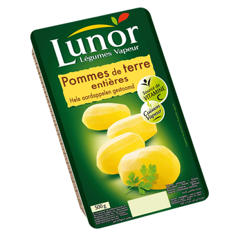 Image de Pomme de terre entière cuite vapeur, LUNOR, sous vide
