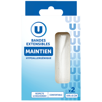 Image de U
Bandes extensibles 4mx6cm