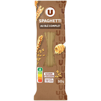 Image de U
Spaghetti au blé complet  sachet de