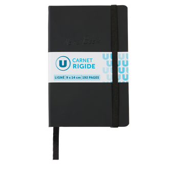 Image de U
Carnet élastique ligné 9x14cm 192p