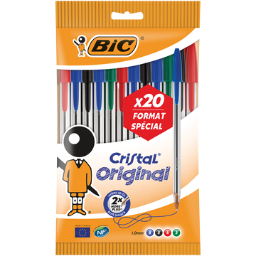 Bic Stylo Bille Cristal Bic - X20