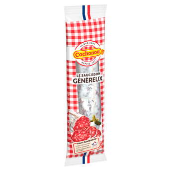 Image de Saucisson sec pur porc le généreux VPF COCHONOU