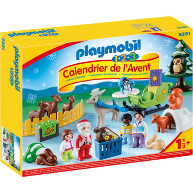 Playmobil 1.2.3 Calendrier de l avent P re No l avec Animaux
