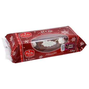 Image de Bûche pâtissière chocolat FORCHY PATISSIER