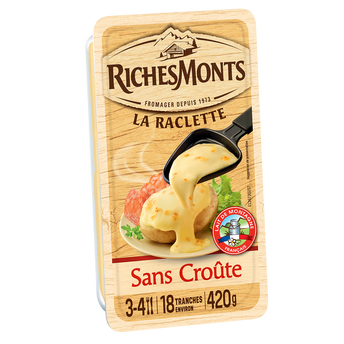 Image de Fromage à raclette sans croûte RICHESMONTS - 16 tranches