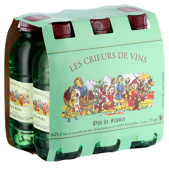 Image de Vin blanc de France Crieur, 6 bouteilles de
