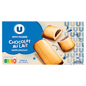 Image de U
Goûter p'tit fourré pocket chocolat au lait