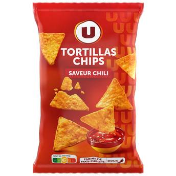 Image de U
Tortilla chips goût chili paquet de