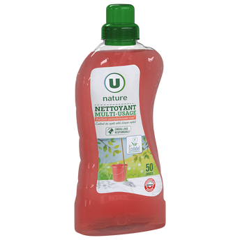 Image de U NATURE
Nettoyant multi-usage pamplemousse rose
