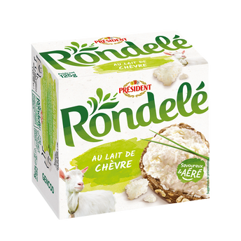 Image de Fromage au lait pasteurisé de chèvre, 32%mg, Rondelé PRESIDENT