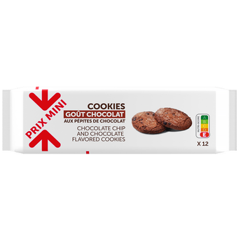 Image de Cookies goût chocolat pépites chocolat PRIX MINI