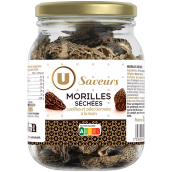 Image de U SAVEURS
Morilles séchées - pot