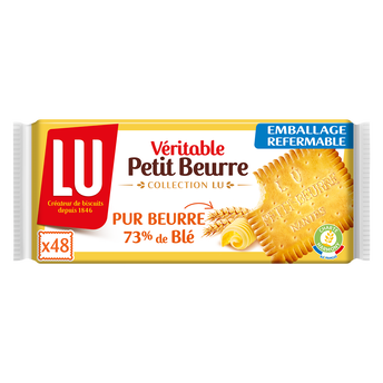 Image de Biscuits Véritable Petit Beurre LU, paquet de
