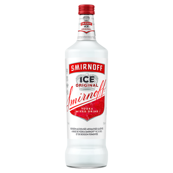 Image de Boisson alcoolisée gazeuse à base de vodka SMIRNOFF ICE, 4°, bouteillede