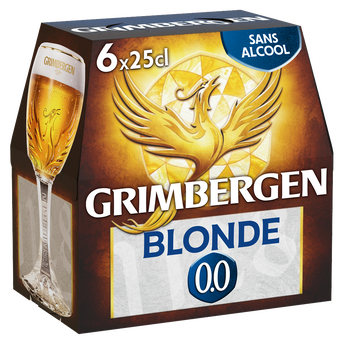 Image de Bière blonde GRIMBERGEN, 0,0° - Bouteilles