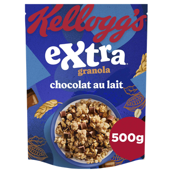 Image de Céréales Extra Kellogg's Granola Chocolat au Lait