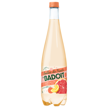 Badoit Boisson Gazeuse Badoit Bulles De Fruits Pamplemousse Citron, 1l