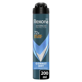 Image de Déodorant Homme anti-transpirant cobalt dry 72h REXONA - Spray