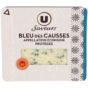 Image de U SAVEURS
Bleu des Causses AOP lait pasteurisée 30%