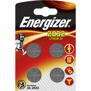 Pile bouton ENERGIZER, Mini, Lithium, CR2032, 4 unités - Super U