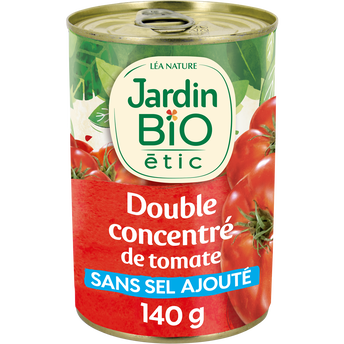 Image de Double concentré de tomate bio JARDIN BIO, boîte de