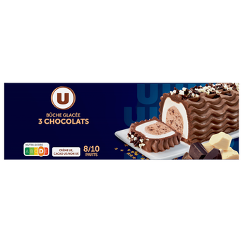 Image de U
Bûche glacée aux 3 chocolats, 507g - 6/8