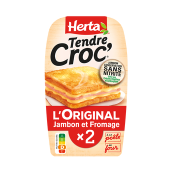 Image de Tendre croc l'original jambon fromage conservation sans nitrite
