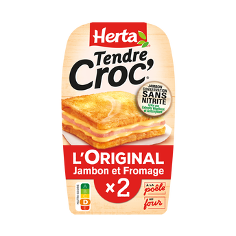 Image de Tendre croc l'original jambon fromage conservation sans nitrite