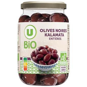 Image de U BIO
Olives noires au naturel Kalamata