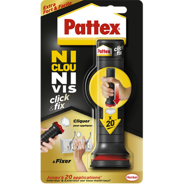 Pattex Colle Pattex Fixation Ni Clou Ni Vis, Click & Fix, 30g