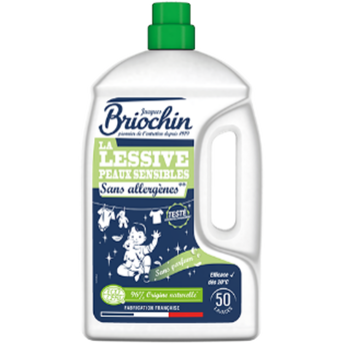 Image de BRIOCHIN - Lessive liquide - Hypoallergénique - 50 lavages - 2.27