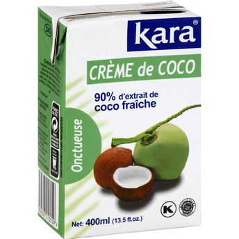 Image de Crème de coco têtra KARA, pack de