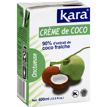 Kara Crème De Coco Têtra Kara, Pack De 400ml
