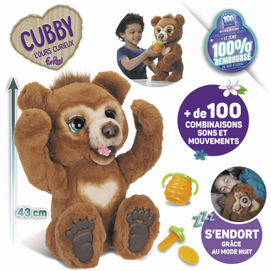 HASBRO - Cubby, l'ours curieux - Dès 4 ans - Super U, Hyper U, U