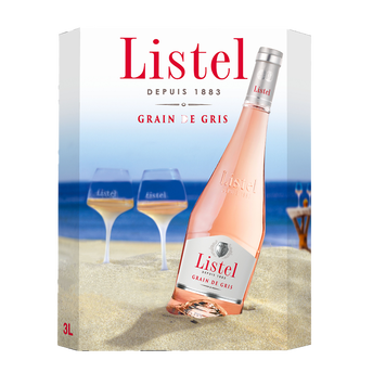 Image de Vin rosé Terres du midi IGP gris Listel Grain de gris Bib 3