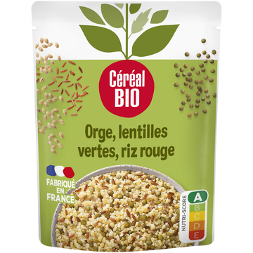 Céréal Bio Doy Orge Riz Rouge-lentilles Vertes Cereal Bio, 250g