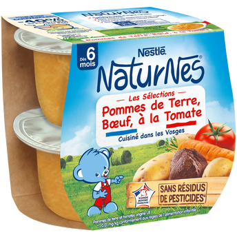 Image de Plats complets Pommes de terre, tomates et boeuf