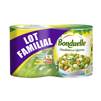 Image de Macédoine de légumes BONDUELLE, 2 boites de