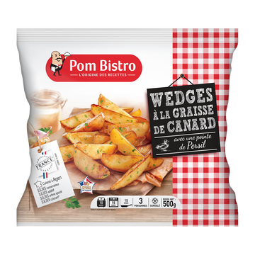 Pom Bistro Wedges Graisse De Canard Pom Bistro 500g
