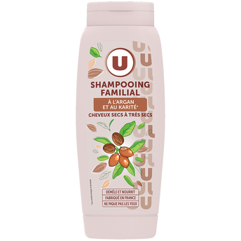 Image de U
Shampooing Cheveux très secs, karité & argan