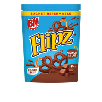 Image de BN flipz enrobés de chocolat au lait