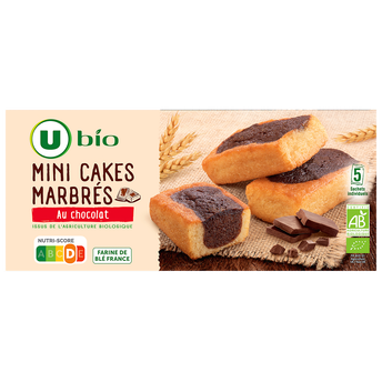 Image de U BIO
Cakes marbrés au chocolat bio paquet de