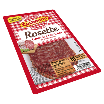 Image de Rosette qualité supérieur COCHONOU, 10 tranches