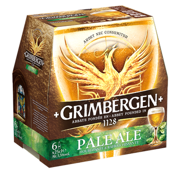 Grimbergen Bière Blonde Pale Ale Grimbergen, 5,5°, 6x25cl