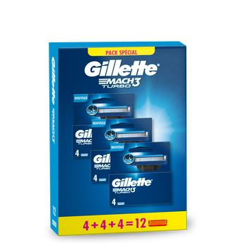 Image de Lames turbo mach 3 GILLETTE lot promo