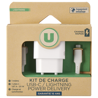 Image de U
Kit De Charge Usb-C / Lightning Power