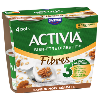 Image de Yaourt céréales bifidus noix ACTIVIA