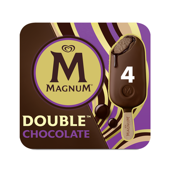 Image de Bâtonnets glacés Deluxe chocolat MAGNUM x4